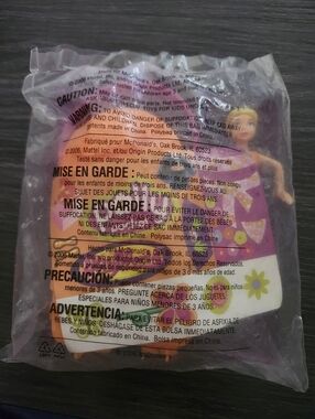 New Polly Pocket Purse # 7 Pollyworld McDonalds Happy Meal Toy Doll 2006 Figure